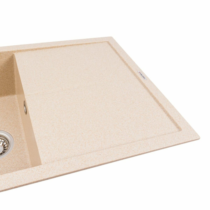 Valeso Magnum 7950 safari - matte inset sink 79/50 with a large bowl