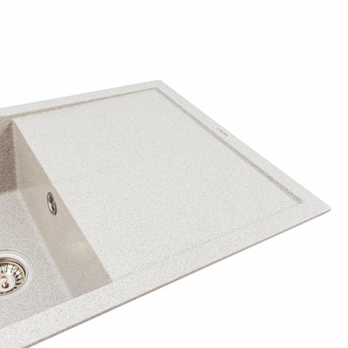 Valeso Magnum 7950 gray - matte quartz-based composite; size 79 by 50 cm