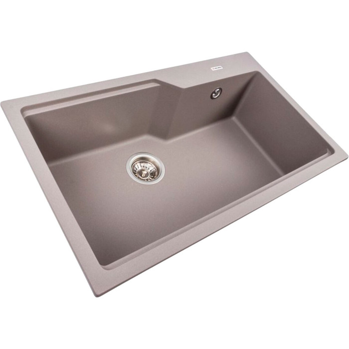 Valeso 7545 Nika dune - 75 cm large bowl sink without wing; quartz composite