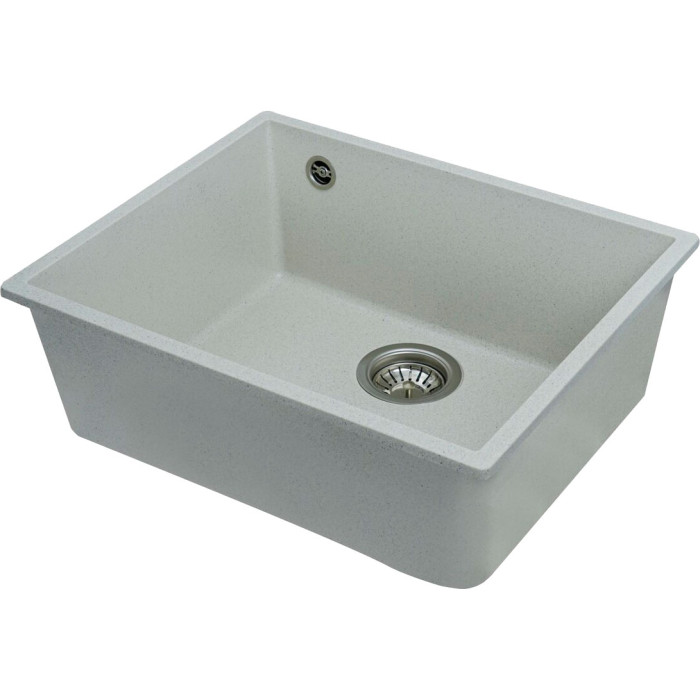 Valeso Oasis 5444 white with speckles - sink 54 by 44 cm for undercounter installation