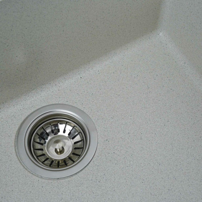 Valeso Oasis 5444 white with speckles - sink 54 by 44 cm for undercounter installation