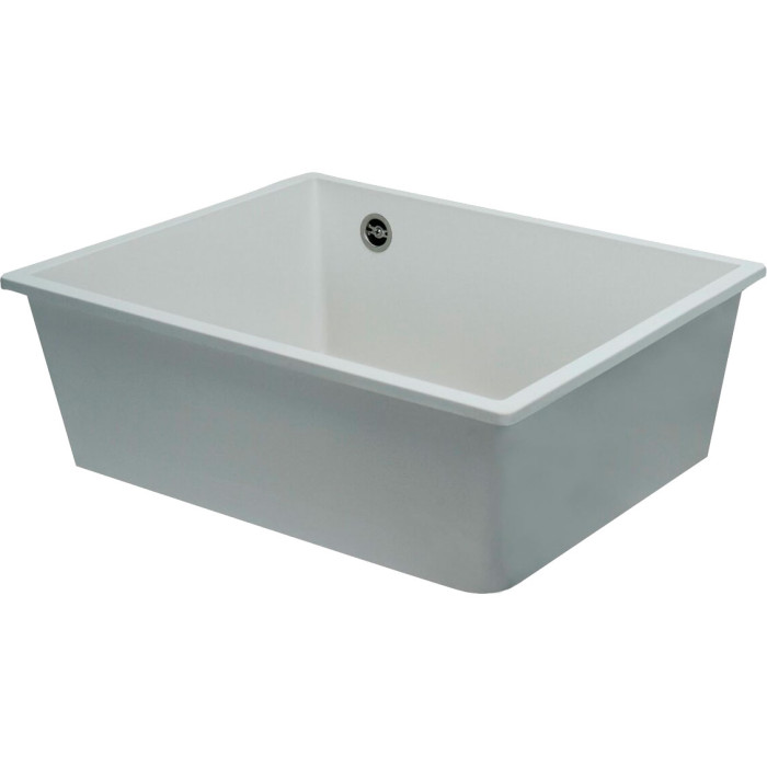 Valeso Oasis 5444 snow white - matte white composite undercounter sink