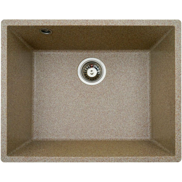 Valeso Oasis 5444 caramel - inset granite sink 54 cm for undercounter installation