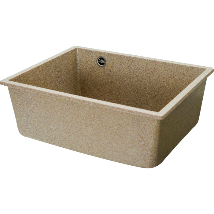 Valeso Oasis 5444 caramel - inset granite sink 54 cm for undercounter installation