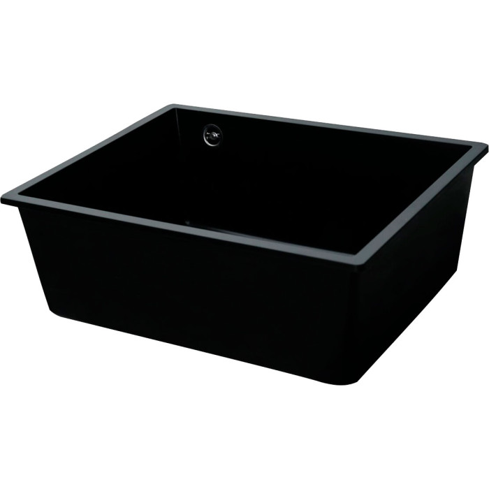 Valeso Oasis 5444 Black – matte sink for undermount installation under kitchen countertop