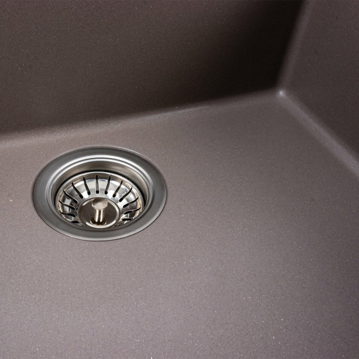Valeso Oasis 5444 dune - kitchen sink with included fasteners for undercounter installation