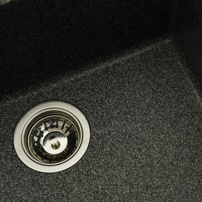 Valeso Oasis 5444 graphite - sink with a depth of 20 cm for undercounter installation