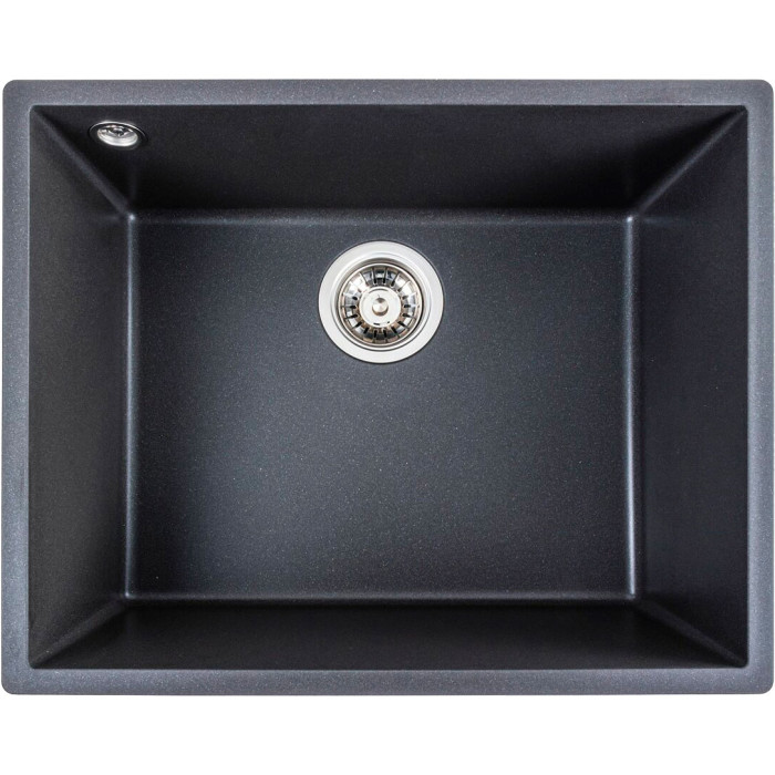 Valeso Oasis 5444 morion - sink for undercounter installation 54/44 cm matte granite