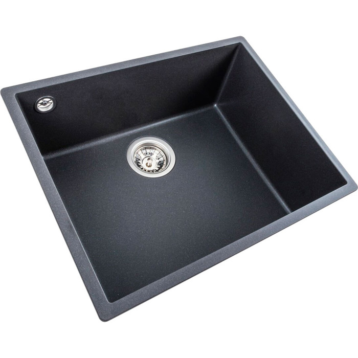 Valeso Oasis 5444 morion - sink for undercounter installation 54/44 cm matte granite