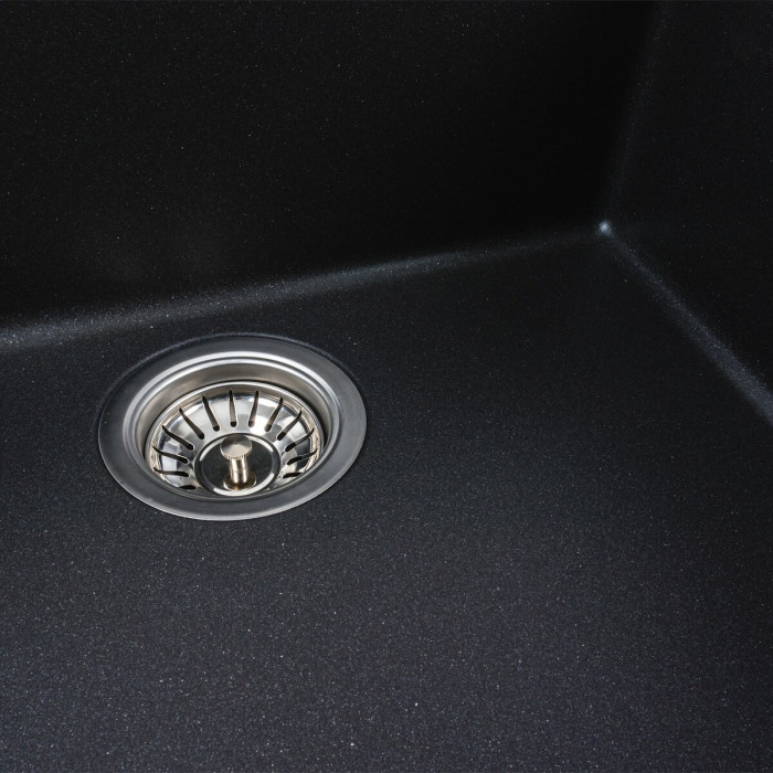 Valeso Oasis 5444 morion - sink for undercounter installation 54/44 cm matte granite