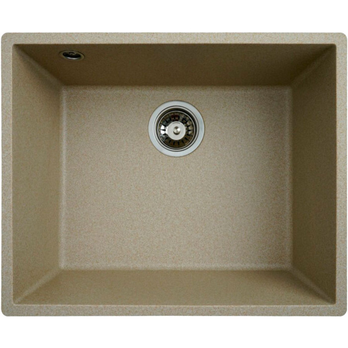 Valeso Oasis 5444 safari - beige-toned composite sink; undercounter installation