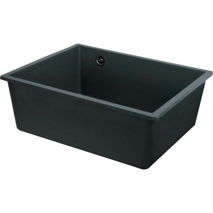 Valeso Oasis 5444 gray monsoon - dark gray built-in undercounter sink