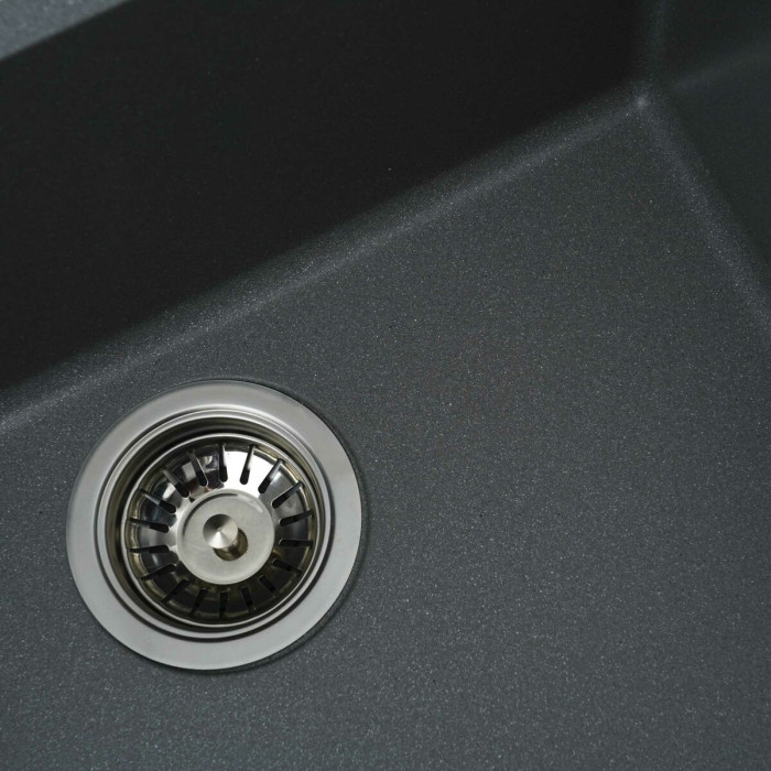 Valeso Oasis 5444 gray monsoon - dark gray built-in undercounter sink