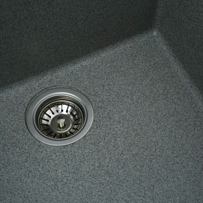 Valeso Oasis 5444 gray - matte 54 cm undercounter sink with a deep bowl