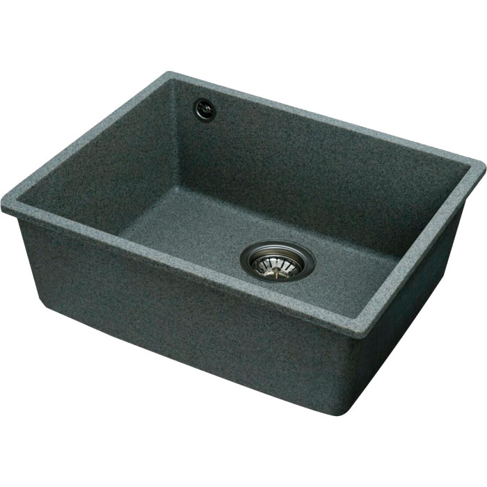 Valeso Oasis 5444 gray - matte 54 cm undercounter sink with a deep bowl