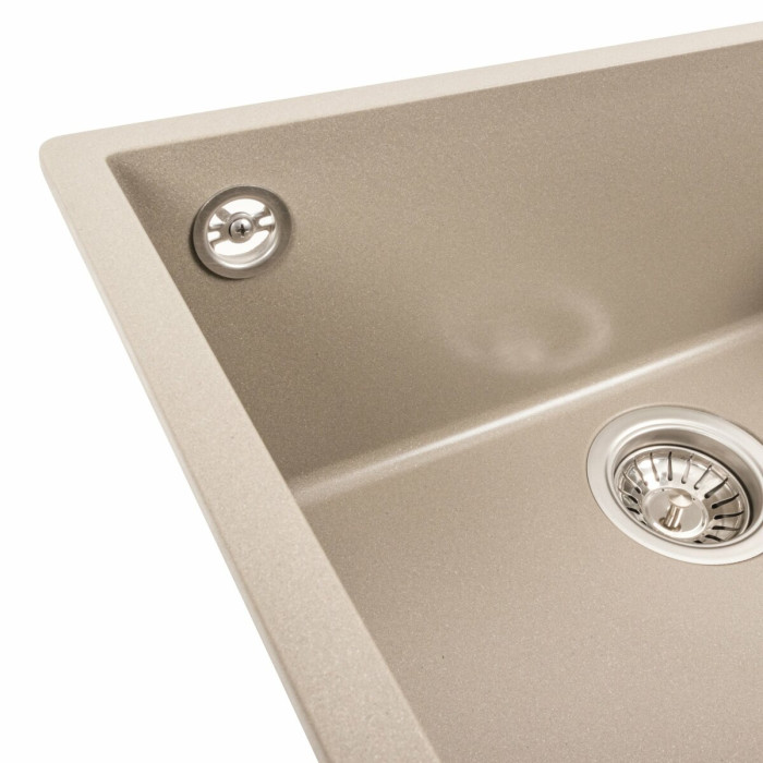 Valeso Oasis 5444 Titanium – undermount sink 54 by 44 cm