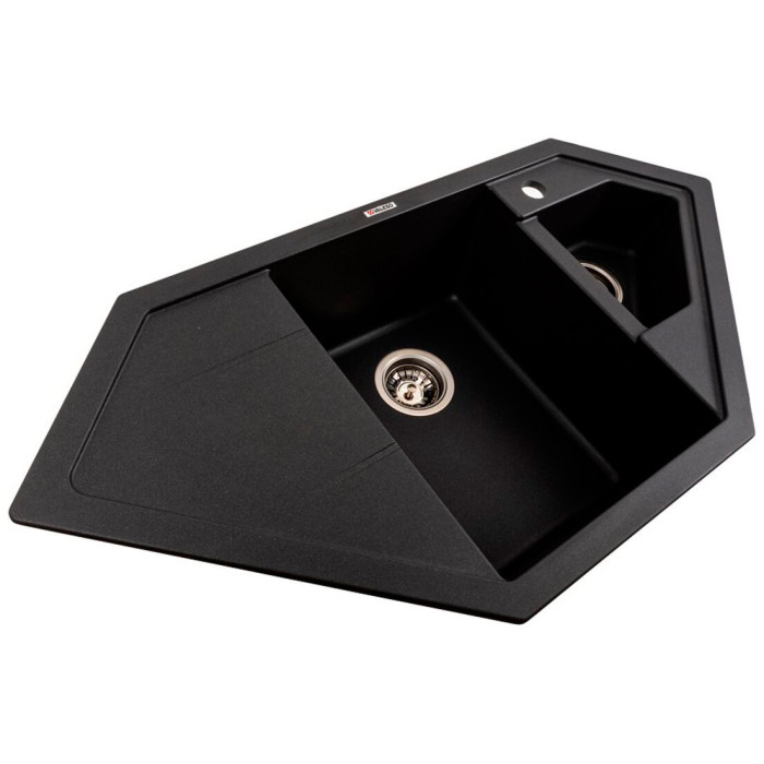 Valeso Pandora 9950 Morion – “corner-style” sink for kitchen countertop