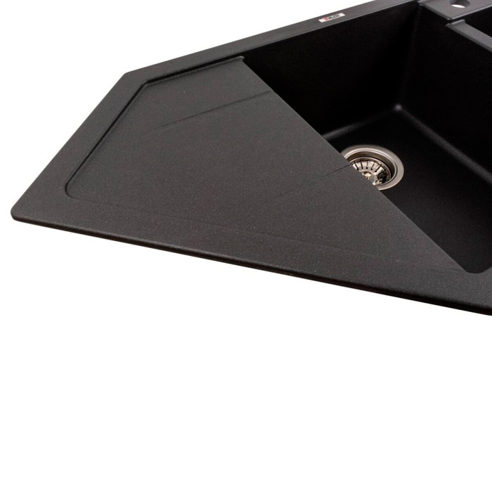 Valeso Pandora 9950 Morion – “corner-style” sink for kitchen countertop