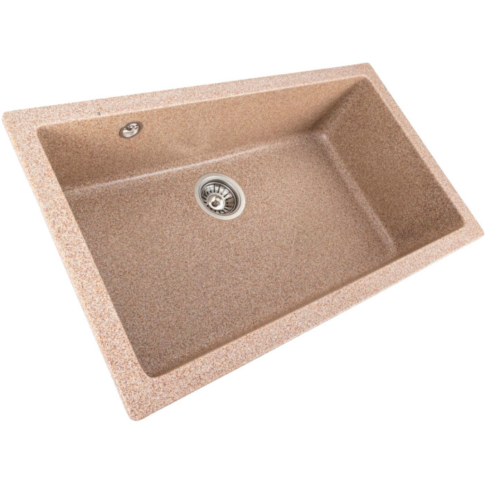 Valeso Paruana 7945 Caramel — 79×45 cm sink for top or undermount installation