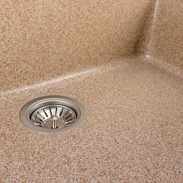 Valeso Paruana 7945 Caramel — 79×45 cm sink for top or undermount installation