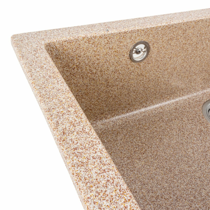 Valeso Paruana 7945 Caramel — 79×45 cm sink for top or undermount installation