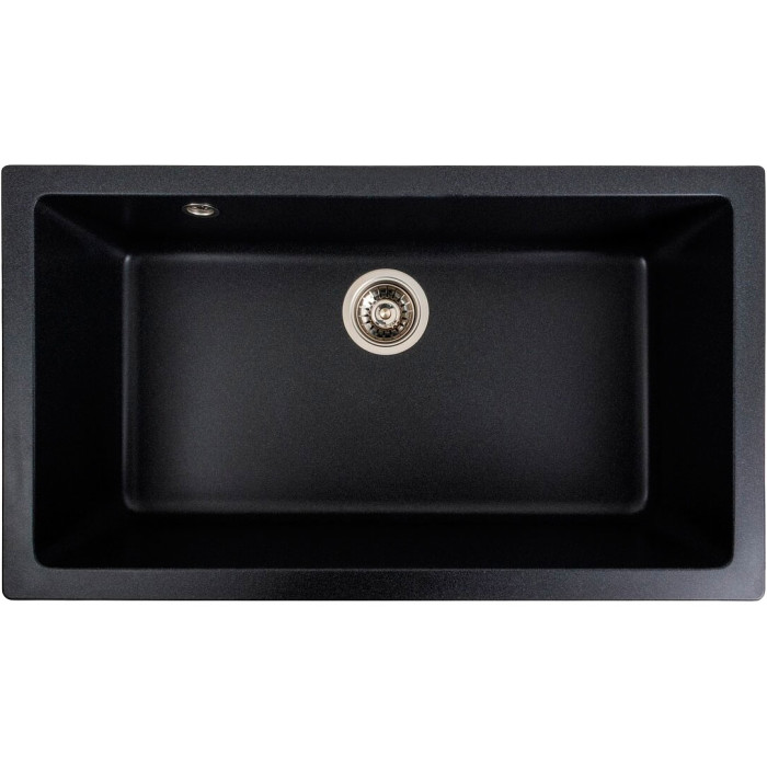 Valeso Paruana 7945 Carbon — wide 79 cm kitchen bowl-sink for undercounter use