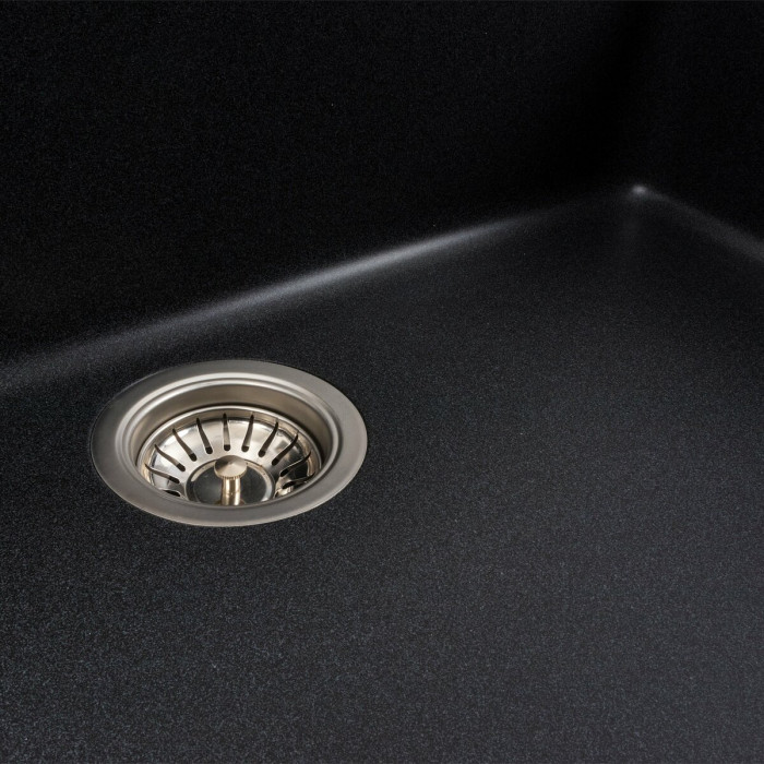 Valeso Paruana 7945 Carbon — wide 79 cm kitchen bowl-sink for undercounter use