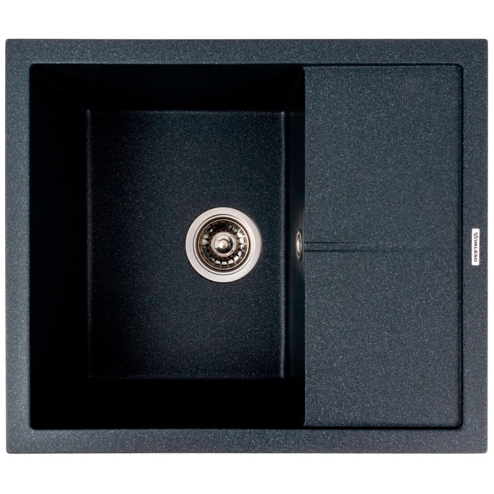 Valeso Reyna 5850 Anthracite — compact 58 cm kitchen sink with drainer
