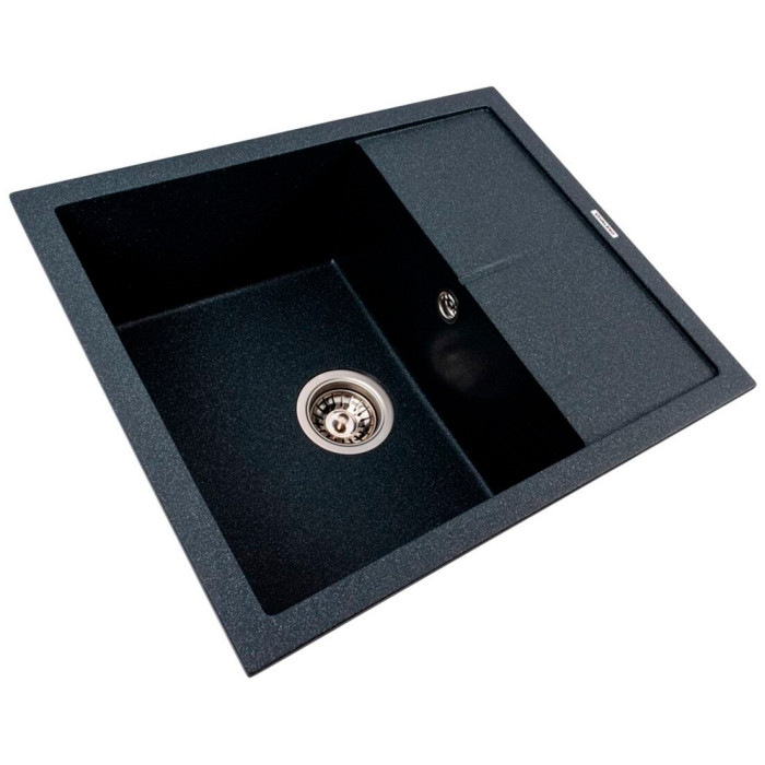 Valeso Reyna 5850 Anthracite — compact 58 cm kitchen sink with drainer