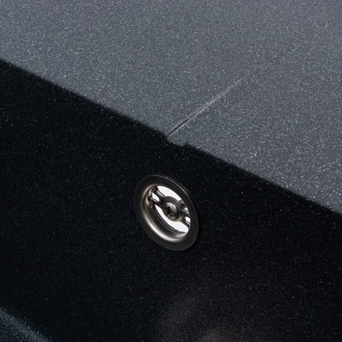 Valeso Reyna 5850 Anthracite — compact 58 cm kitchen sink with drainer