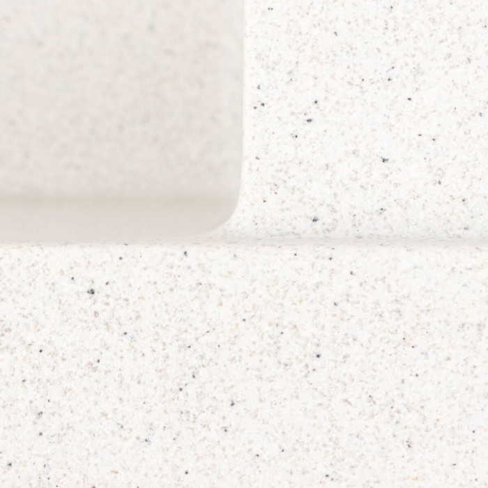 Valeso Reyna 5850 White Speckled — rectangular inset kitchen sink 58 cm