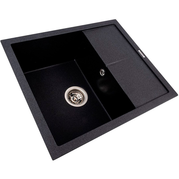 Valeso Reyna 5850 carbon — inset kitchen sink 58 cm wide