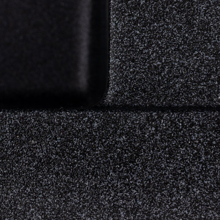 Valeso Reyna 5850 carbon — inset kitchen sink 58 cm wide