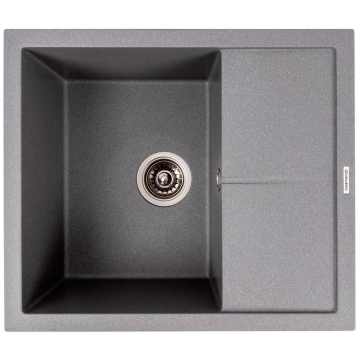 Valeso Reyna 5850 Grey Monsoon — inset ceramic granite kitchen sink 58 cm