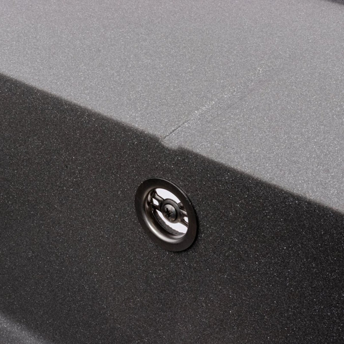 Valeso Reyna 5850 Grey Monsoon — inset ceramic granite kitchen sink 58 cm