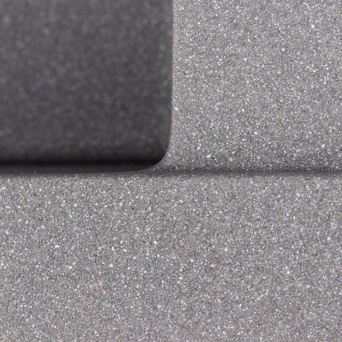 Valeso Reyna 5850 Grey Monsoon — inset ceramic granite kitchen sink 58 cm