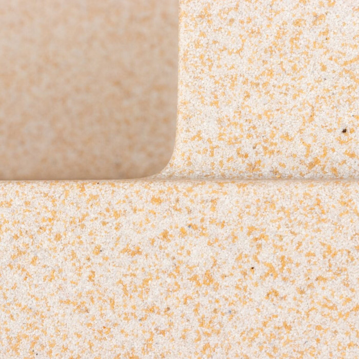 Valeso Reyna 5850 Safari — inset granite kitchen sink 58 cm in beige tones