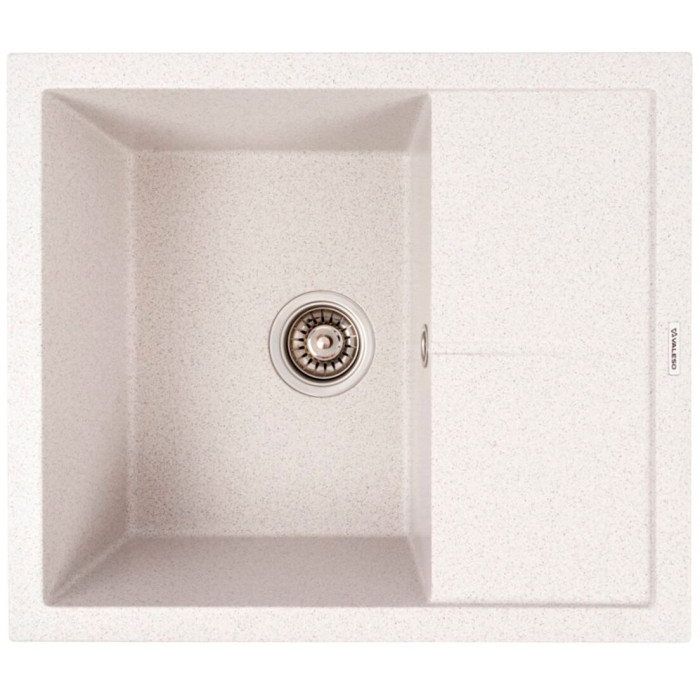 Valeso Reyna 5850 Topaz — light matte artificial granite sink