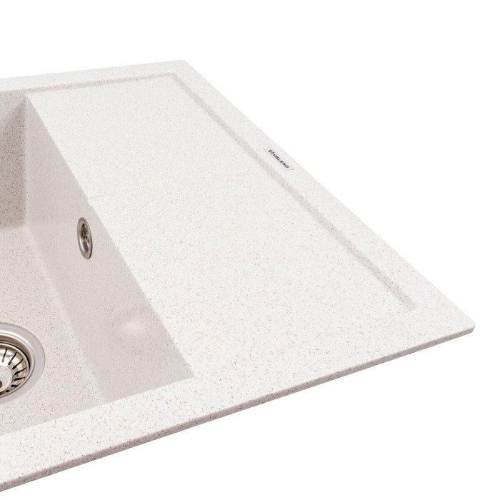 Valeso Reyna 5850 Topaz — light matte artificial granite sink