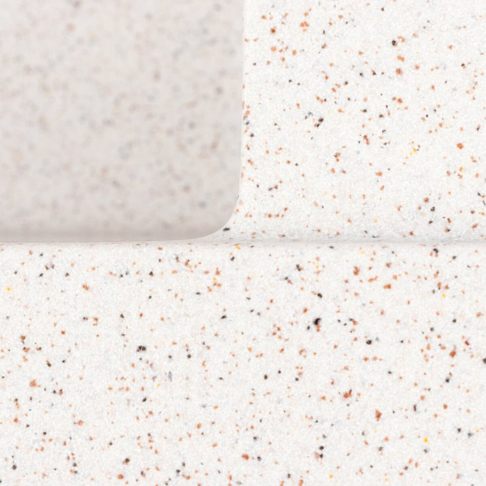 Valeso Reyna 5850 Topaz — light matte artificial granite sink