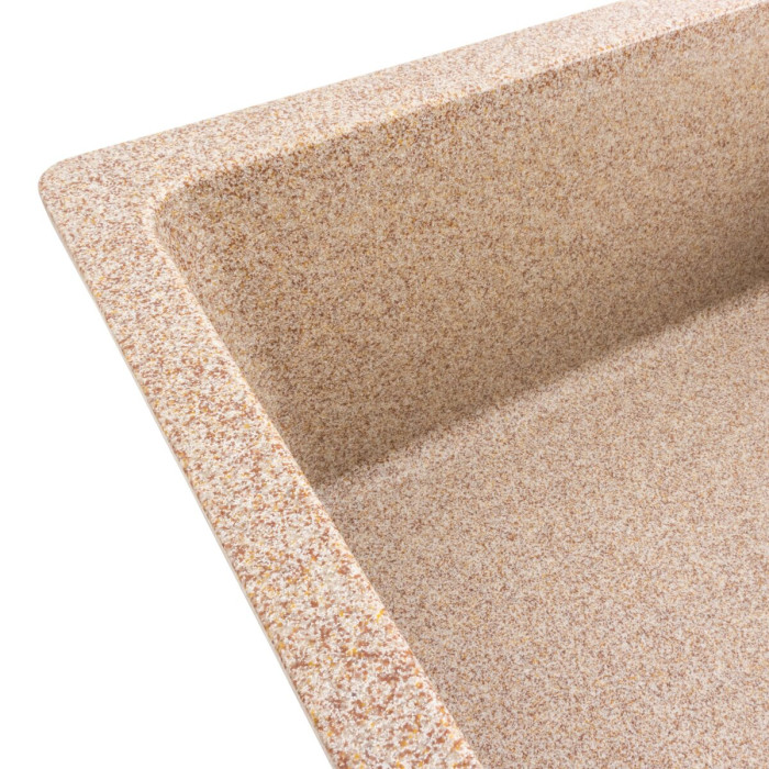 Valeso Roma 7850 caramel - sink 78 by 50 cm with one bowl and drainer