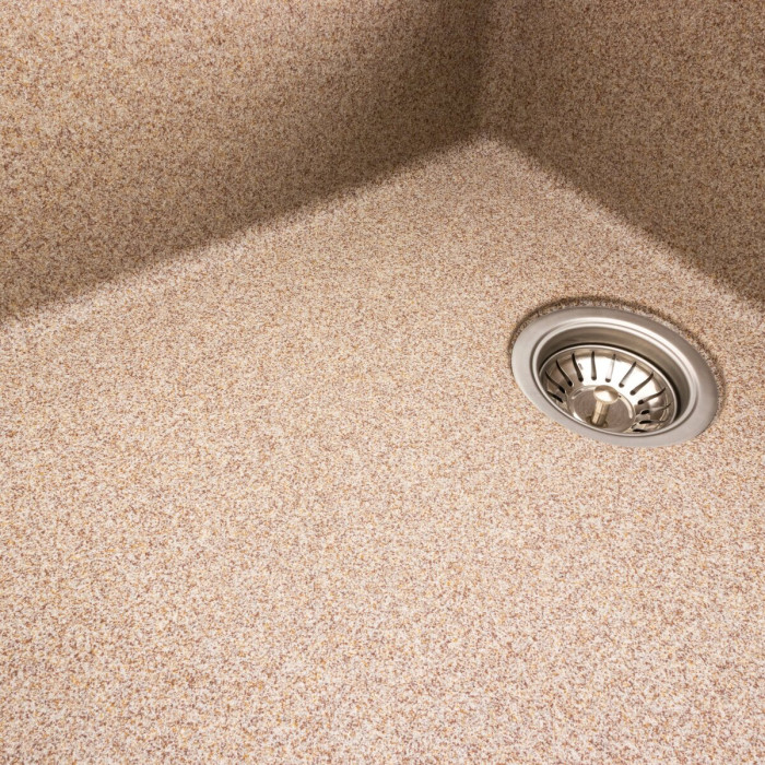 Valeso Roma 7850 caramel - sink 78 by 50 cm with one bowl and drainer