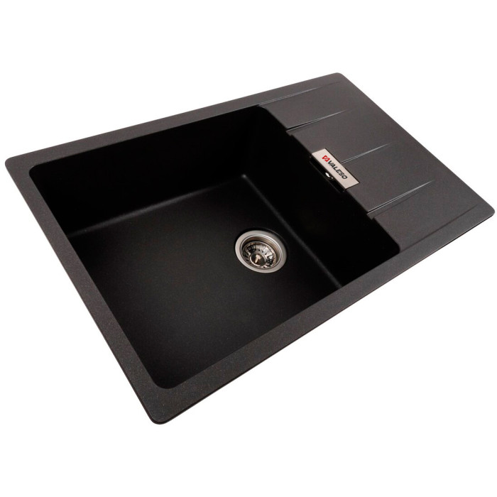 Valeso Roma 7850 morion - "artificial stone" sink 78 cm wide in dark color