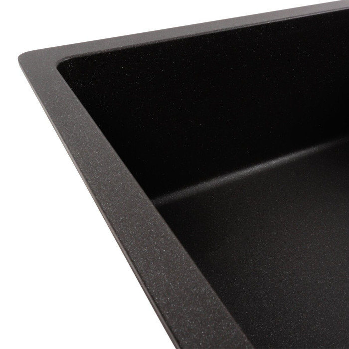 Valeso Roma 7850 morion - "artificial stone" sink 78 cm wide in dark color