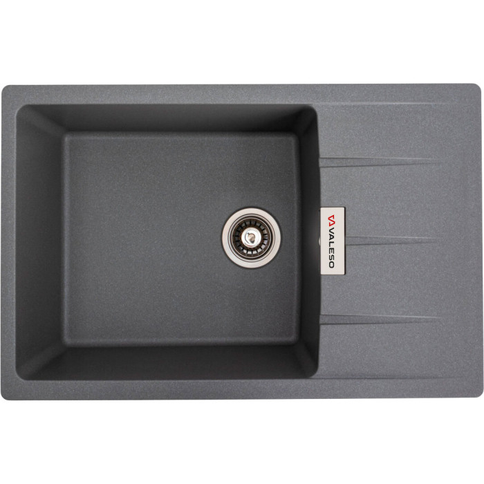 Valeso Roma 7850 gray monsoon for inset installation on kitchen countertop