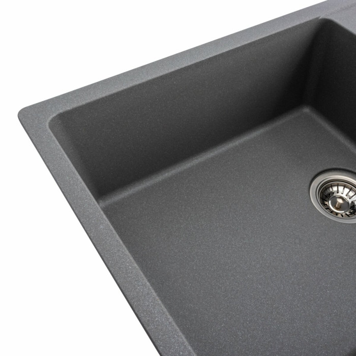Valeso Roma 7850 gray monsoon for inset installation on kitchen countertop