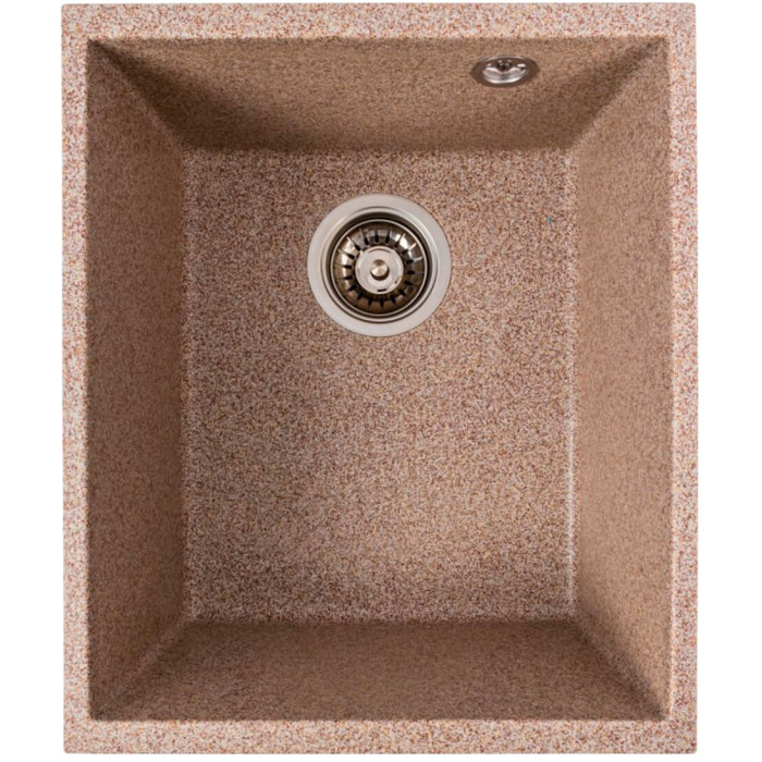 Valeso Roxy 3744 caramel - matte kitchen sink 37*44 cm for undercounter installation
