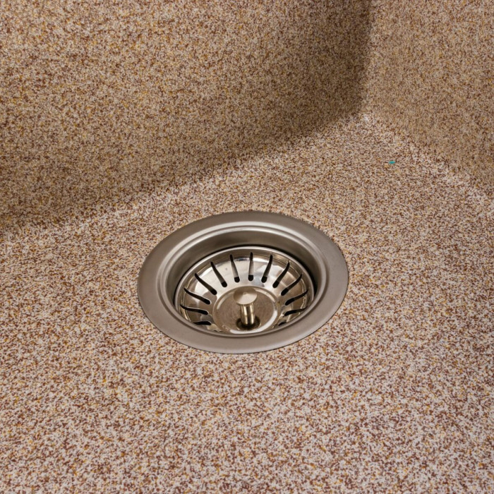 Valeso Roxy 3744 caramel - matte kitchen sink 37*44 cm for undercounter installation