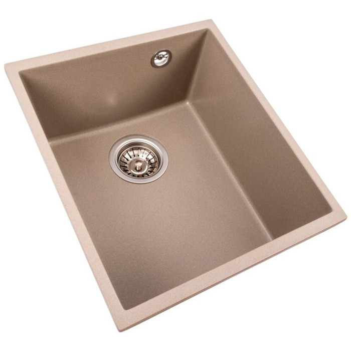 Valeso Roxy 3744 Titan — composite undermount sink 37 × 44 cm