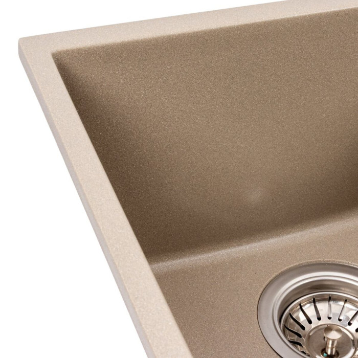 Valeso Roxy 3744 Titan — composite undermount sink 37 × 44 cm